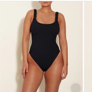 Hunza G domino black swimsuit